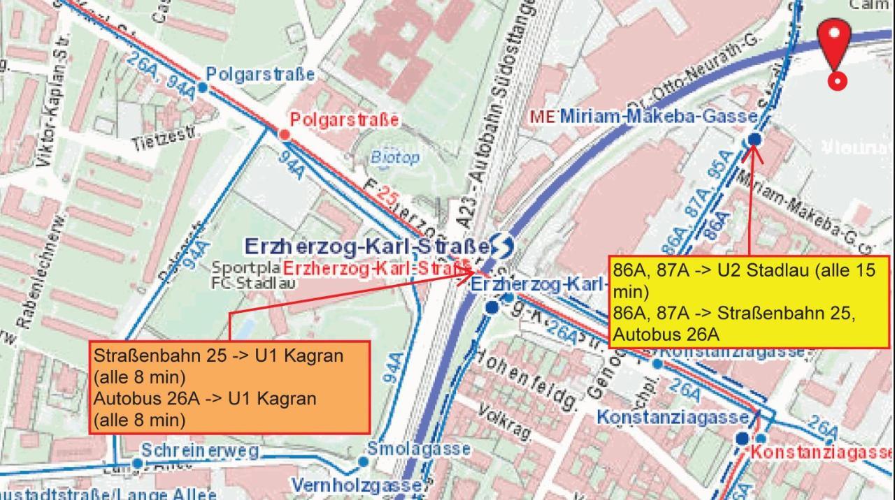 Neubau Wohnung Stadlau Vienna Luaran gambar
